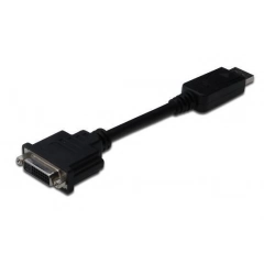 Cavo adattatore DisplayPort Maschio / Dvi-I (24+5) Femmina - 15cm. (LP22003)
