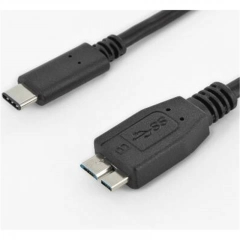 Cavo USB-C/USB 3.1 Type C - Maschio / Micro USB 3.0 Type B - Maschio - 1Mt (AK300137010S)