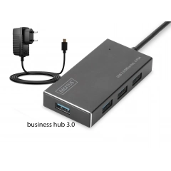 HUB Replicatore 4 porte USB3.0 ATTIVO con alimentatore (cod.da702401)