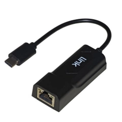 Adattatore convertitore USB-C/USB 3.1 Type C - Maschio / RJ45 - Femmina (cod.LKADAT117)