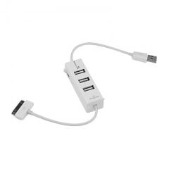 Cavo Dati con HUB USB per iPhone4/iPad/2 (cod. APL03006)