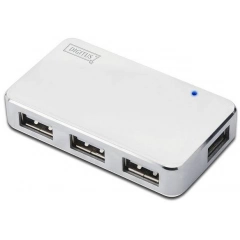 HUB Replicatore 4 porte USB 2.0 ATTIVO con alimentatore (cod.DA70220)